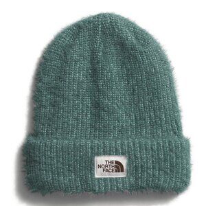 North Face Salty Bae Lined Beanie in Dark Sage, One Size - NWT!!
